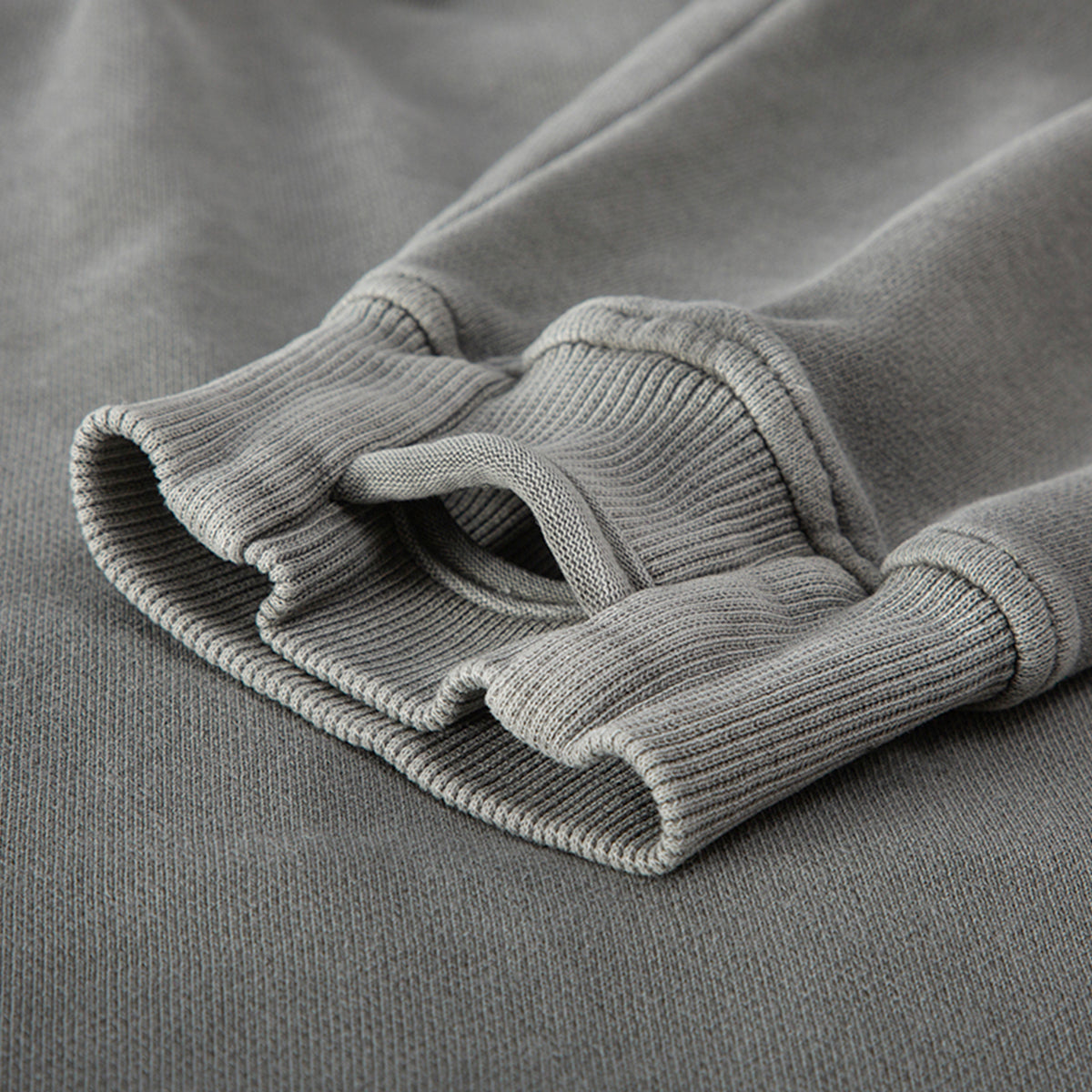 UNTYD Varsity Unisex Washed Slit Hem Turtleneck Hoodie